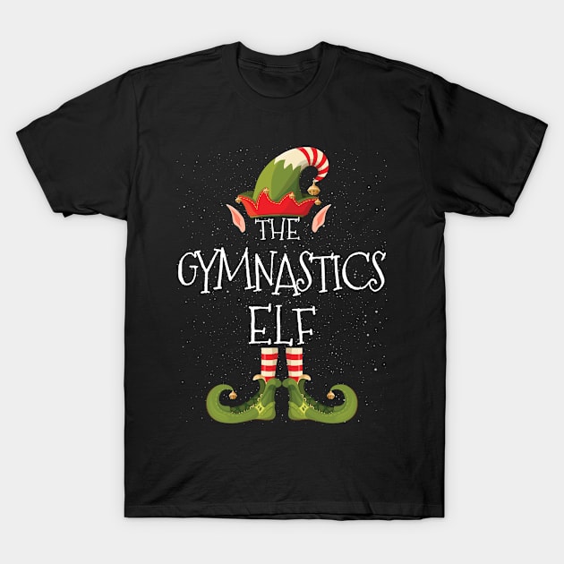 Gymnastics Elf Family Matching Christmas Group Funny Gift T-Shirt by heart teeshirt